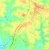 Lusby topographic map, elevation, terrain