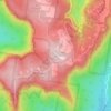 Mount Kitosh topographic map, elevation, terrain