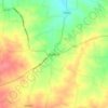 Mulanur topographic map, elevation, terrain