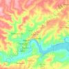 Blue Rock topographic map, elevation, terrain