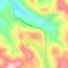 Smoky Mountain topographic map, elevation, terrain