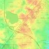 Lake Zurich Highlands topographic map, elevation, terrain
