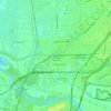 North Sacramento topographic map, elevation, terrain