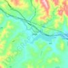 沙桥镇 topographic map, elevation, terrain