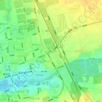 Xingyun Jiayuan topographic map, elevation, terrain