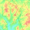 Henderson topographic map, elevation, terrain