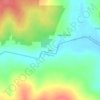 Cera topographic map, elevation, terrain