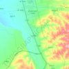Shengle topographic map, elevation, terrain
