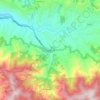 Naubise topographic map, elevation, terrain