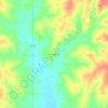 Moorewood topographic map, elevation, terrain