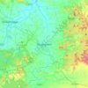Bhadravathi topographic map, elevation, terrain