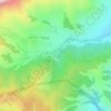 Кий topographic map, elevation, terrain