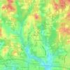 Flatwoods topographic map, elevation, terrain