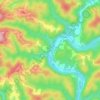 Gould topographic map, elevation, terrain