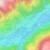 Rabius topographic map, elevation, terrain