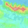 Sentani topographic map, elevation, terrain