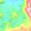 Cinder Cone topographic map, elevation, terrain
