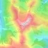Montscheinspitze topographic map, elevation, terrain