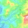 La Mode topographic map, elevation, terrain