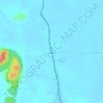 Entrerrios topographic map, elevation, terrain