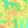 Turkey Ridge topographic map, elevation, terrain