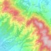 San Baronto topographic map, elevation, terrain