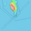 Capo Caccia topographic map, elevation, terrain