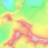 Манас topographic map, elevation, terrain
