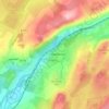 Uplawmoor topographic map, elevation, terrain