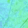 Endegeest topographic map, elevation, terrain