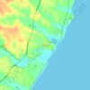 Normanby topographic map, elevation, terrain