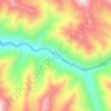 بيداكش topographic map, elevation, terrain
