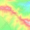 拉脊山口 3820m topographic map, elevation, terrain