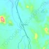 Bloomsbury topographic map, elevation, terrain
