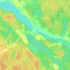 Зажупанье topographic map, elevation, terrain