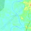Tanjung Karitak topographic map, elevation, terrain