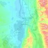 Wuhai topographic map, elevation, terrain