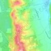 Mazeroles topographic map, elevation, terrain