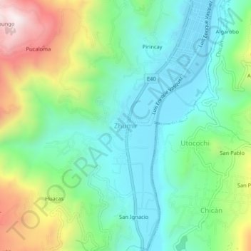 Zhumir topographic map, elevation, terrain