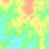 Piraja topographic map, elevation, terrain