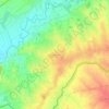 Бостандык topographic map, elevation, terrain