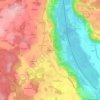 Enzelsberg topographic map, elevation, terrain