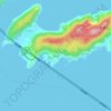 西澳 topographic map, elevation, terrain