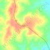 Maneme topographic map, elevation, terrain
