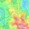 Montellos topographic map, elevation, terrain