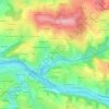 Chantegros topographic map, elevation, terrain