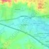 Kislingbury topographic map, elevation, terrain