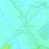 Keramat topographic map, elevation, terrain