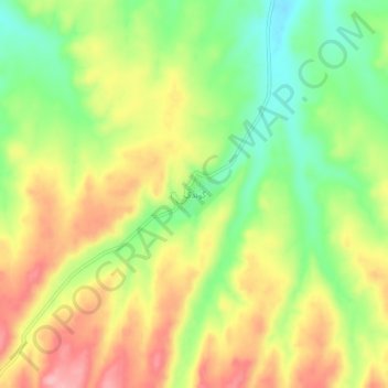 گوندک topographic map, elevation, terrain