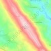 Pinheirinho topographic map, elevation, terrain